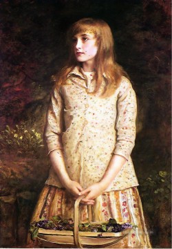 ジョン・エヴェレット・ミレー Painting - これまでに見たことのないほど優しい瞳 ラファエル前派 ジョン・エヴェレット・ミレー